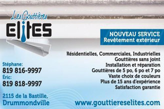 Entrepreneur en gouttières Bécancour